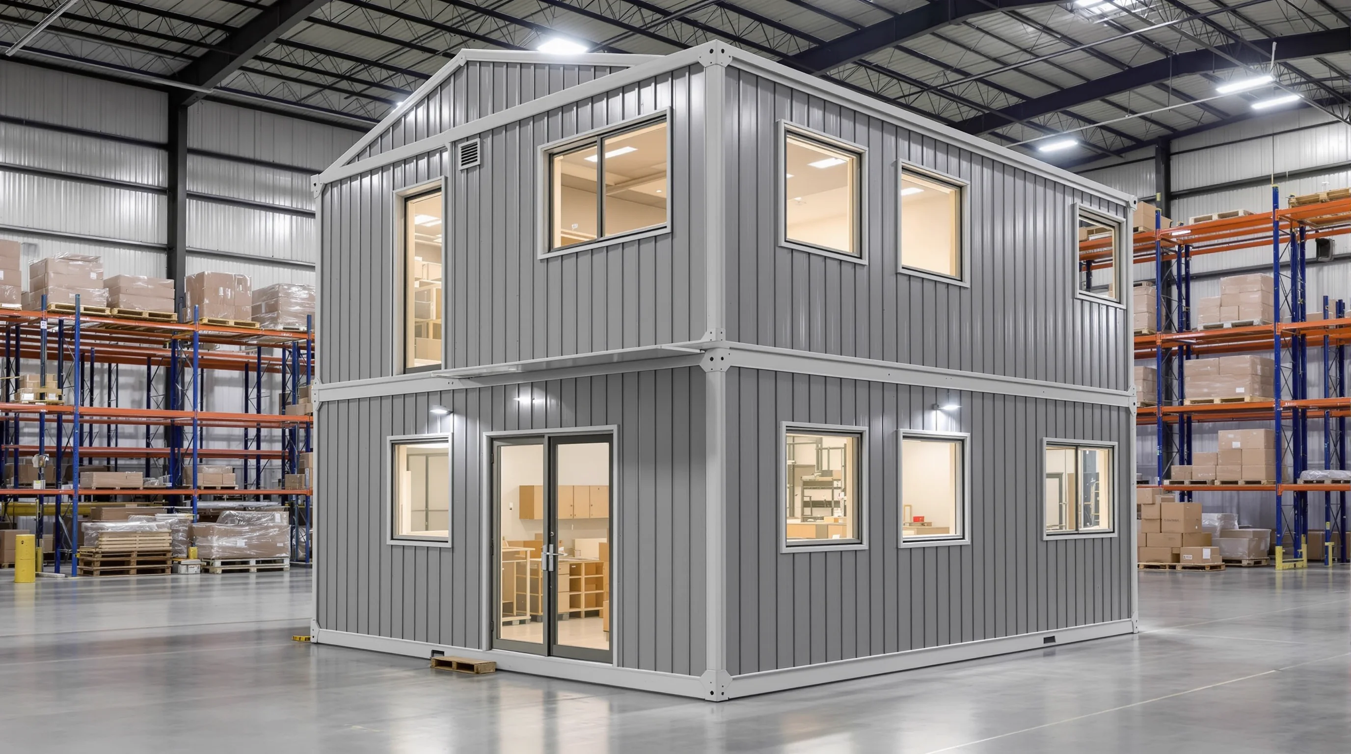 Modular Offices available from Chesapeake Pallet Racking in Chesapeake VA and Hampton Roads